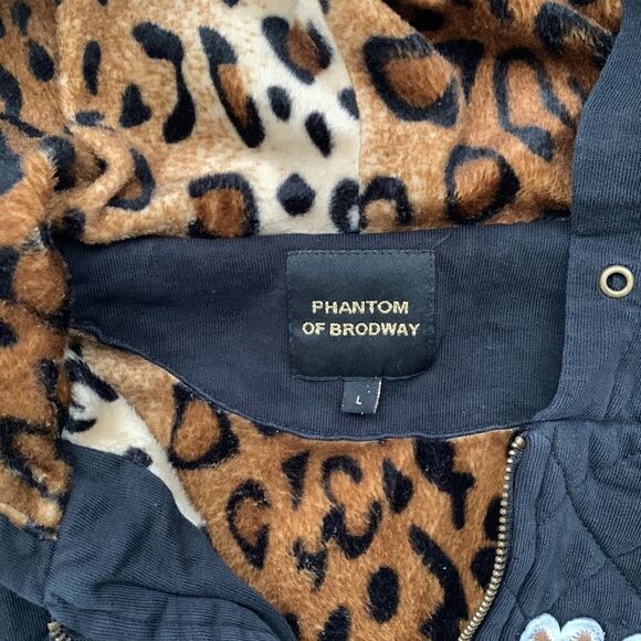 Phantom of Broadway Kids Black Hoodie  Size L - Picture 2 of 9